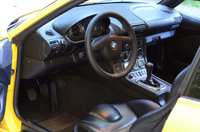 1999 BMW M Coupe in Dakar Yellow 2 over Black Nappa