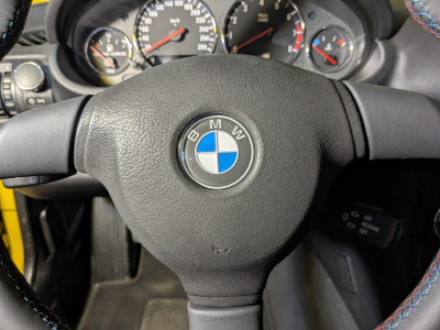 1999 BMW M Coupe in Dakar Yellow 2 over Black Nappa