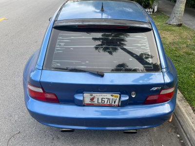 1999 BMW M Coupe in Estoril Blue Metallic over Estoril Blue & Black Nappa