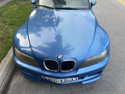 1999 BMW M Coupe in Estoril Blue Metallic over Estoril Blue & Black Nappa