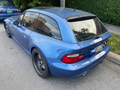 1999 BMW M Coupe in Estoril Blue Metallic over Estoril Blue & Black Nappa