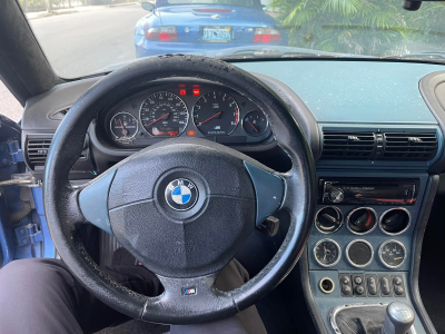 1999 BMW M Coupe in Estoril Blue Metallic over Estoril Blue & Black Nappa