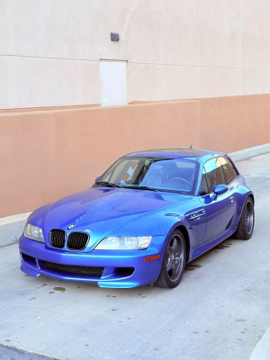 1999 BMW M Coupe in Estoril Blue Metallic over Estoril Blue & Black Nappa