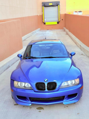 1999 BMW M Coupe in Estoril Blue Metallic over Estoril Blue & Black Nappa