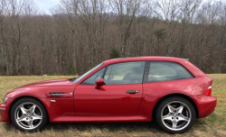 1999 BMW M Coupe in Imola Red 2 over Black Nappa