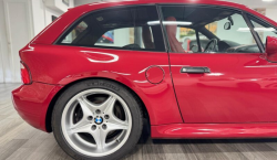 1999 BMW M Coupe in Imola Red 2 over Imola Red & Black Nappa