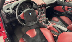 1999 BMW M Coupe in Imola Red 2 over Imola Red & Black Nappa