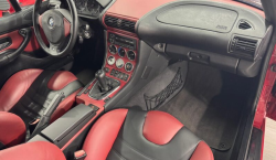 1999 BMW M Coupe in Imola Red 2 over Imola Red & Black Nappa