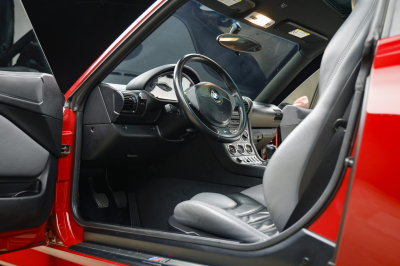 1999 BMW M Coupe in Imola Red 2 over Dark Gray & Black Nappa