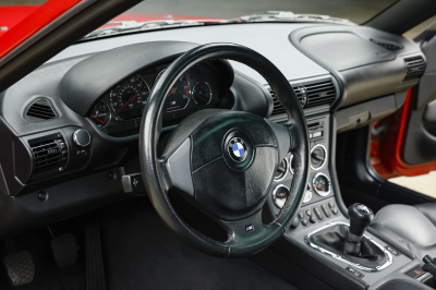 1999 BMW M Coupe in Imola Red 2 over Dark Gray & Black Nappa