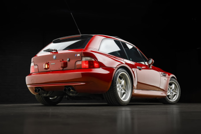 1999 BMW M Coupe in Imola Red 2 over Dark Gray & Black Nappa