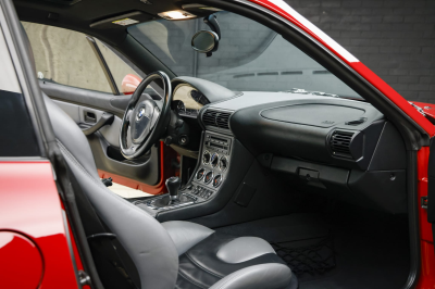 1999 BMW M Coupe in Imola Red 2 over Dark Gray & Black Nappa