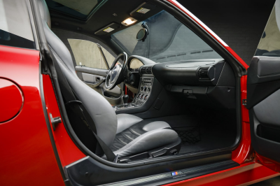 1999 BMW M Coupe in Imola Red 2 over Dark Gray & Black Nappa