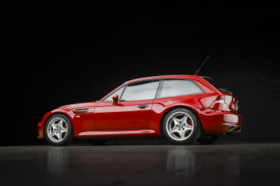 1999 BMW M Coupe in Imola Red 2 over Dark Gray & Black Nappa