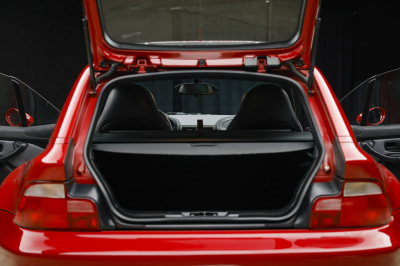 1999 BMW M Coupe in Imola Red 2 over Dark Gray & Black Nappa