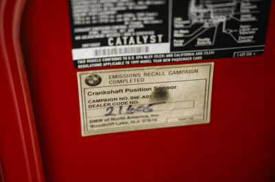 1999 BMW M Coupe in Imola Red 2 over Dark Gray & Black Nappa
