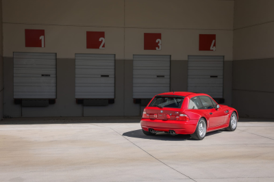 1999 BMW M Coupe in Imola Red 2 over Dark Gray & Black Nappa