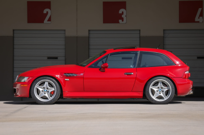 1999 BMW M Coupe in Imola Red 2 over Dark Gray & Black Nappa