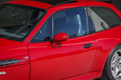 1999 BMW M Coupe in Imola Red 2 over Dark Gray & Black Nappa
