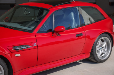1999 BMW M Coupe in Imola Red 2 over Dark Gray & Black Nappa