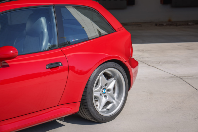 1999 BMW M Coupe in Imola Red 2 over Dark Gray & Black Nappa