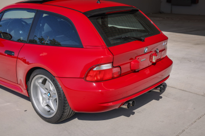 1999 BMW M Coupe in Imola Red 2 over Dark Gray & Black Nappa