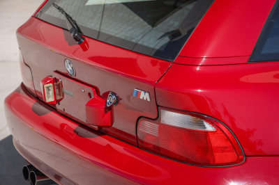 1999 BMW M Coupe in Imola Red 2 over Dark Gray & Black Nappa