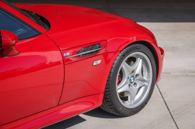 1999 BMW M Coupe in Imola Red 2 over Dark Gray & Black Nappa