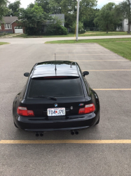 1999 BMW M Coupe in Cosmos Black Metallic over Dark Gray & Black Nappa