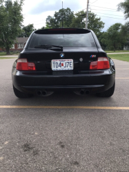 1999 BMW M Coupe in Cosmos Black Metallic over Dark Gray & Black Nappa