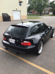 1999 BMW M Coupe in Cosmos Black Metallic over Dark Gray & Black Nappa