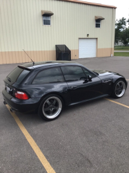 1999 BMW M Coupe in Cosmos Black Metallic over Dark Gray & Black Nappa