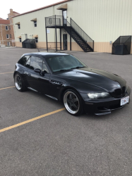 1999 BMW M Coupe in Cosmos Black Metallic over Dark Gray & Black Nappa