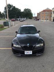 1999 BMW M Coupe in Cosmos Black Metallic over Dark Gray & Black Nappa