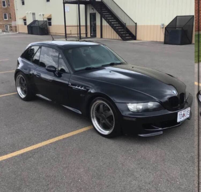 1999 BMW M Coupe in Cosmos Black Metallic over Dark Gray & Black Nappa