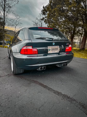 1999 BMW M Coupe in Cosmos Black Metallic over Dark Gray & Black Nappa