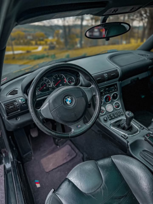 1999 BMW M Coupe in Cosmos Black Metallic over Dark Gray & Black Nappa