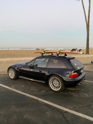 1999 BMW M Coupe in Cosmos Black Metallic over Black Nappa