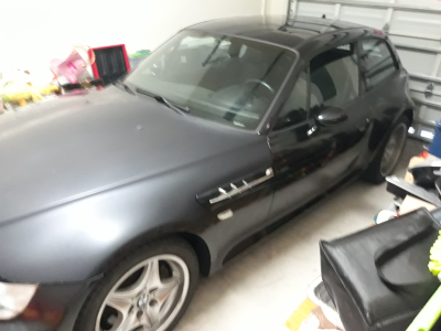 1999 BMW M Coupe in Cosmos Black Metallic over Black Nappa