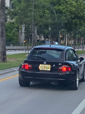 1999 BMW M Coupe in Cosmos Black Metallic over Black Nappa