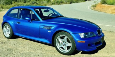 1999 BMW M Coupe in Estoril Blue Metallic over Estoril Blue & Black Nappa