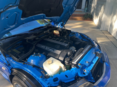 1999 BMW M Coupe in Estoril Blue Metallic over Estoril Blue & Black Nappa