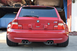 1999 BMW M Coupe in Imola Red 2 over Black Nappa