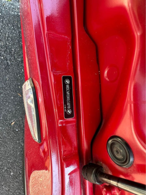 1999 BMW M Coupe in Imola Red 2 over Black Nappa