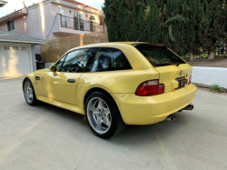 1999 BMW M Coupe in Dakar Yellow 2 over Black Nappa