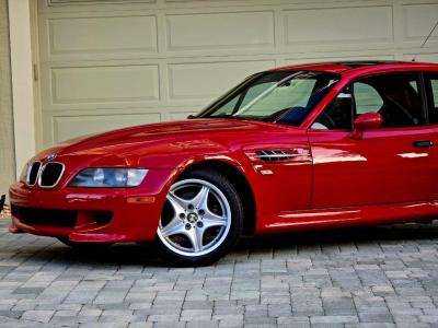 1999 BMW M Coupe in Imola Red 2 over Black Nappa