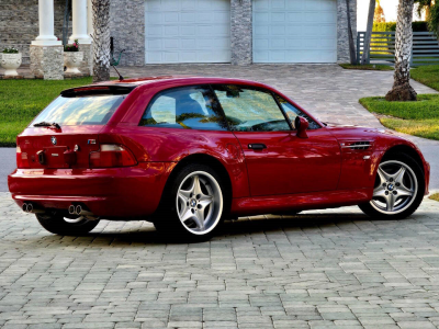 1999 BMW M Coupe in Imola Red 2 over Black Nappa