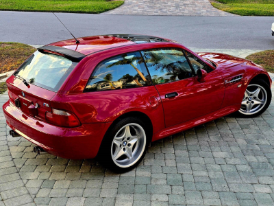 1999 BMW M Coupe in Imola Red 2 over Black Nappa