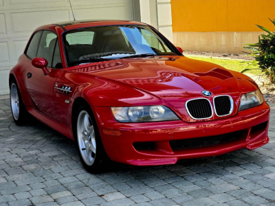 1999 BMW M Coupe in Imola Red 2 over Black Nappa