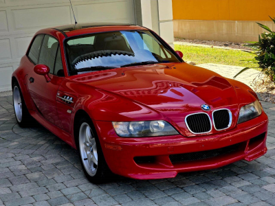1999 BMW M Coupe in Imola Red 2 over Black Nappa